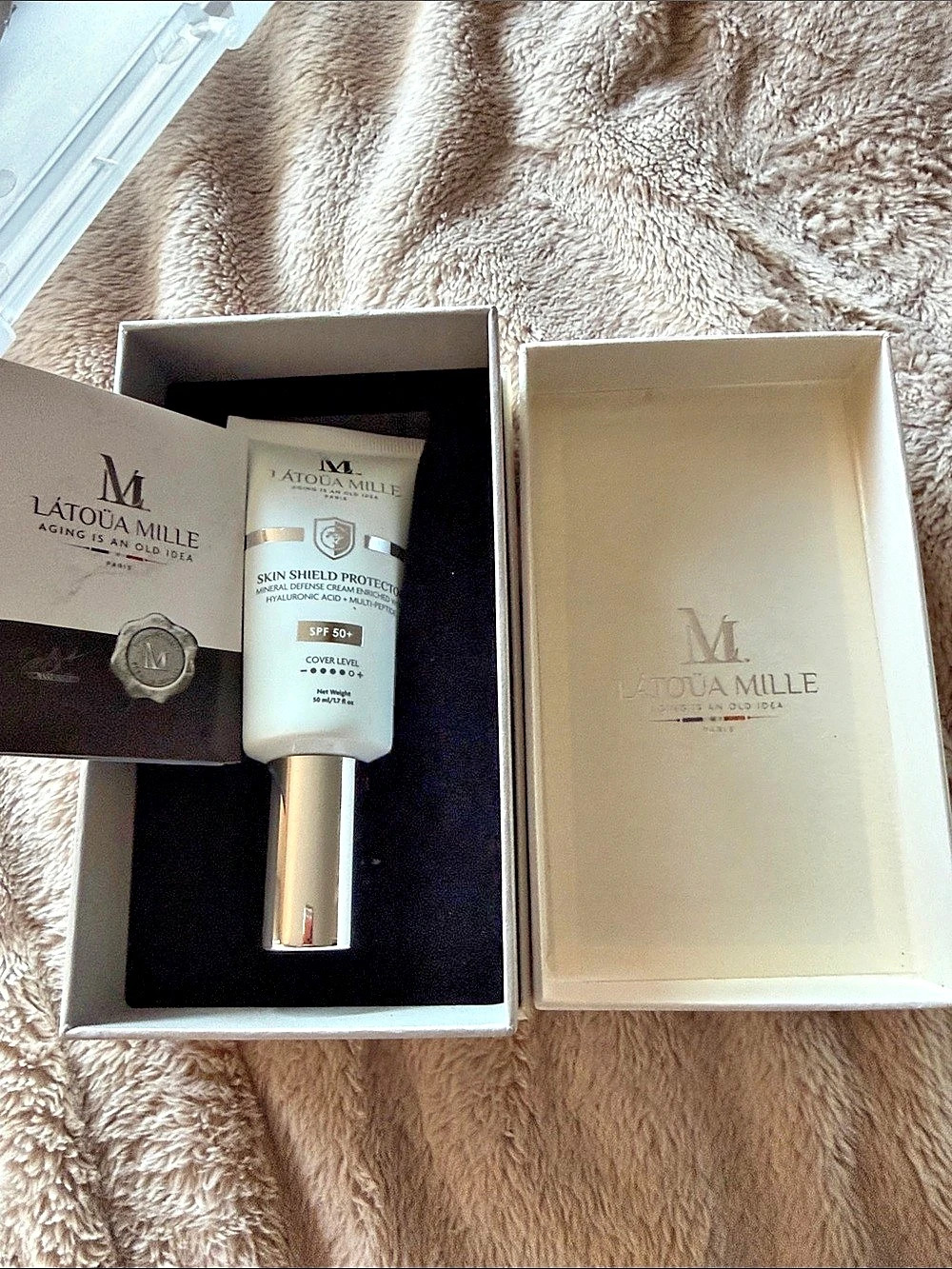 Latoua Mille Skin Shield Protector Mineral Defense Cream SPF 50+ SPF 50+ Face